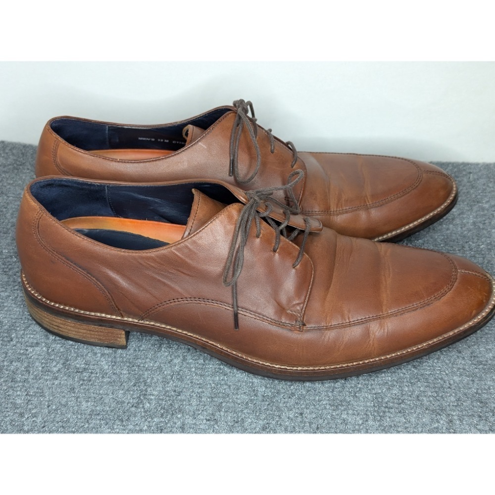 Cole Haan Men's Lenox Hill Split Toe Oxford British Tan C11629 Men's Size 12M - Picture 2 of 8